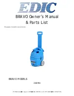 Edic Bravo 300 mh Owner'S Manual предпросмотр