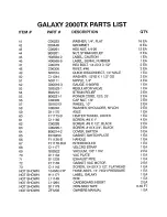 Preview for 10 page of Edic GALAXT 2000EX Owner'S Manual & Parts List