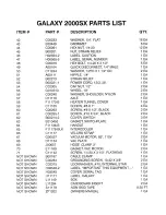 Preview for 13 page of Edic GALAXT 2000EX Owner'S Manual & Parts List