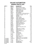 Preview for 16 page of Edic GALAXT 2000EX Owner'S Manual & Parts List