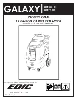 Edic Galaxy 2000CX-HR Owner'S And Operator'S Manual preview