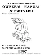 Edic Polaris 1200 Owner'S Manual preview