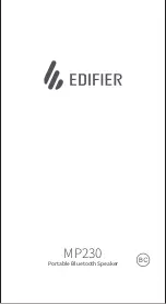 EDIFIER EDF100019 Manual preview