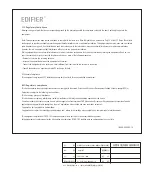 Предварительный просмотр 10 страницы EDIFIER EDF200036 Manual