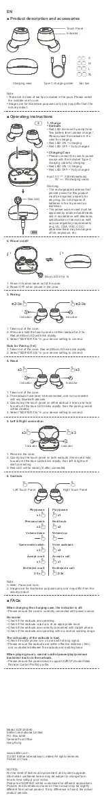 Preview for 2 page of EDIFIER EDF200060 User Manual