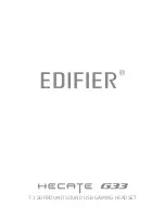 EDIFIER EDF700016 Manual preview
