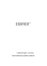 Preview for 1 page of EDIFIER HECATE EDF700006 Manual