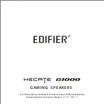 EDIFIER Hecate G1000 User Manual preview