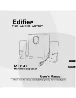 EDIFIER M1350 User Manual предпросмотр