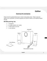 Предварительный просмотр 3 страницы EDIFIER M1350 User Manual