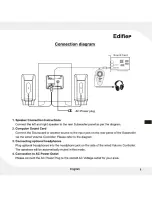 Предварительный просмотр 5 страницы EDIFIER M1350 User Manual