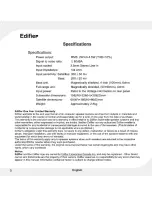 Предварительный просмотр 6 страницы EDIFIER M1350 User Manual