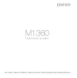 EDIFIER M1360 User Manual preview