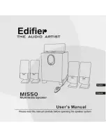 Preview for 1 page of EDIFIER M1550 User Manual