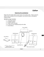 Preview for 3 page of EDIFIER M1550 User Manual