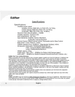 Preview for 6 page of EDIFIER M1550 User Manual