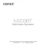 EDIFIER M203BT User Manual preview