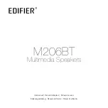 EDIFIER M206BT User Manual preview