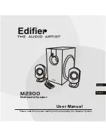 EDIFIER M2300 User Manual preview