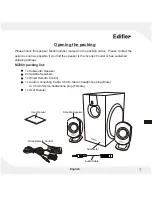 Предварительный просмотр 3 страницы EDIFIER M2300 User Manual