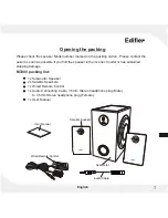 Preview for 3 page of EDIFIER M3300 User Manual