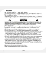 Preview for 2 page of EDIFIER M3400 User Manual