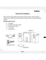 Preview for 3 page of EDIFIER M3400 User Manual