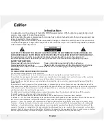 Предварительный просмотр 2 страницы EDIFIER MP220 User Manual