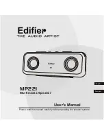 Preview for 1 page of EDIFIER MP221 User Manual