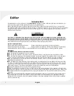 Preview for 2 page of EDIFIER MP221 User Manual