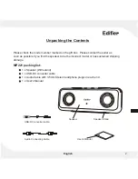 Preview for 3 page of EDIFIER MP221 User Manual