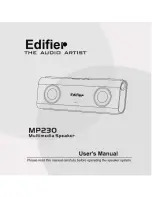 Preview for 1 page of EDIFIER MP230 User Manual