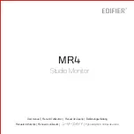 Preview for 1 page of EDIFIER MR4 User Manual