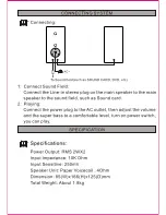 Предварительный просмотр 4 страницы EDIFIER R18 User Manual