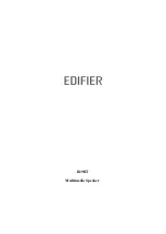 Preview for 1 page of EDIFIER R19BT Manual