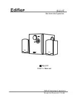 EDIFIER R231T User Manual preview