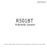 EDIFIER R501BT User Manual preview