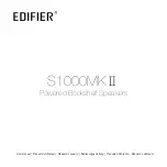 Preview for 1 page of EDIFIER S1000MKII User Manual