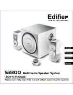 Предварительный просмотр 1 страницы EDIFIER S330D User Manual