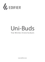 EDIFIER Uni-Buds Manual preview