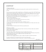 Preview for 3 page of EDIFIER W800BT Plus Quick Start Manual