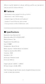 Preview for 2 page of EDIFIER W820BT Operating Instructions Manual