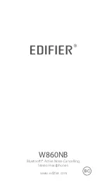 EDIFIER W860NB Manual preview