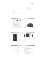 EDIFIER X220 User Manual preview