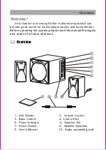 Preview for 2 page of EDIFIER X500 User Manual