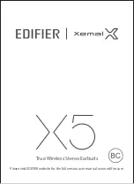 EDIFIER Xemal X5 Quick Start Manual preview