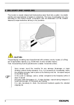 Предварительный просмотр 8 страницы EDILGRAPPA 230DE T10 Use And Maintenance Instructions