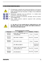 Предварительный просмотр 15 страницы EDILGRAPPA 230DE T10 Use And Maintenance Instructions