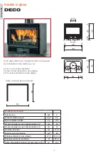 Preview for 4 page of EdilKamin Firebox Deco Series Installation, Use And Maintenance Manual