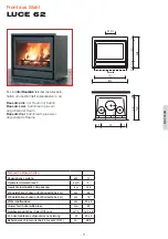 Preview for 59 page of EdilKamin Firebox Deco Series Installation, Use And Maintenance Manual